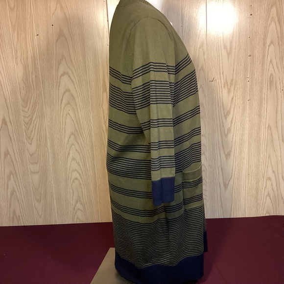 Talbots Petite Womens Open front long cardigan sweater size Large Petite - Picture 3 of 8